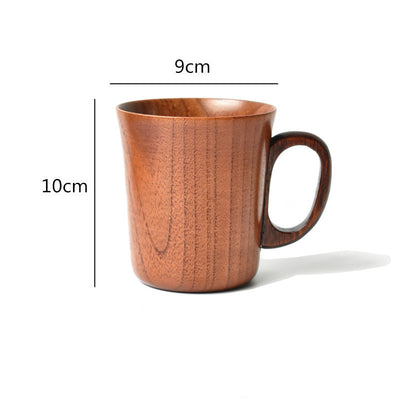 Japanese Jujube Wood Cup Insulated Teacup Wooden Coffee Cup