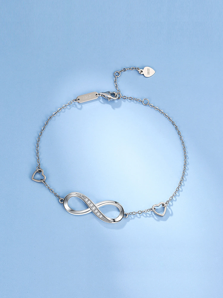 Sterling Silver  8 Bracelet Bracelet Female Silver Jewelry