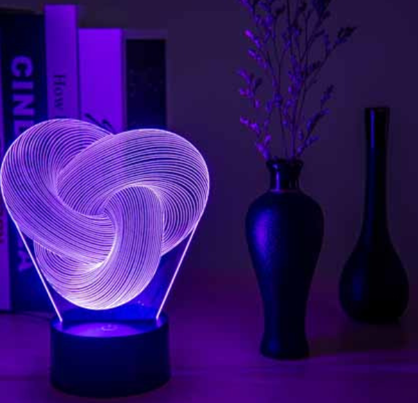 2024 Twist Abstract LED 3D Night Light