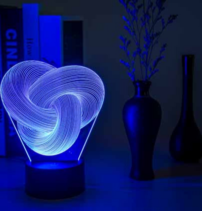 2024 Twist Abstract LED 3D Night Light