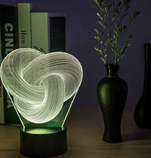 2024 Twist Abstract LED 3D Night Light