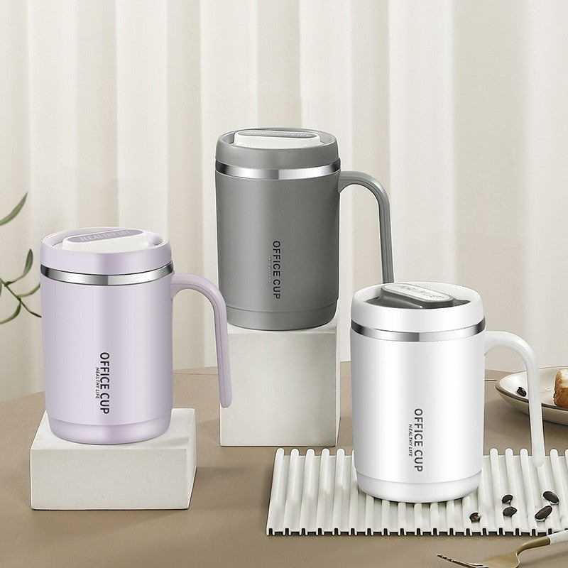 Double Insulated 304 Stainless Steel Liner Mug with Straw