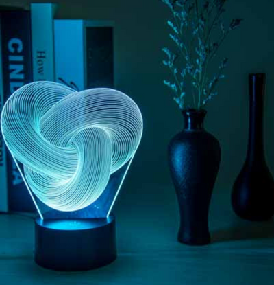 2024 Twist Abstract LED 3D Night Light