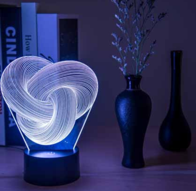 2024 Twist Abstract LED 3D Night Light