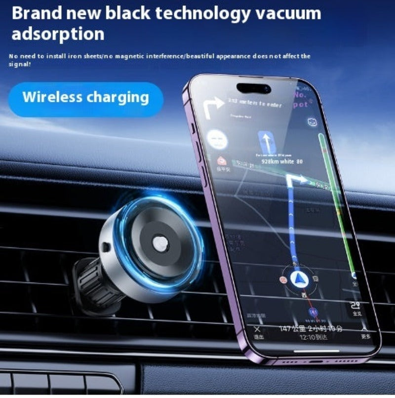 Intelligent Double-Sided Car phone Mount with Magnetic Vacuum Adsorption