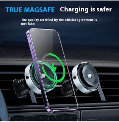 Intelligent Double-Sided Car phone Mount with Magnetic Vacuum Adsorption