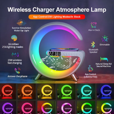 2024   LED Lamp, Bluetooth Speaker, Wireless Charger